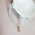 Fashion Geometric Artificial Pearl Beaded Bag Pendant Keychain