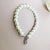 Fashion Geometric Artificial Pearl Beaded Bag Pendant Keychain