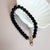 Fashion Geometric Artificial Pearl Beaded Bag Pendant Keychain