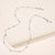 Fashion Geometric Beads Pearl Glasses Chain