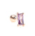 Fashion Geometric Brass Plating Zircon Ear Studs 1 Piece