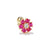 Fashion Geometric Brass Plating Zircon Ear Studs 1 Piece