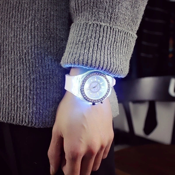 Fashion Geometric Buckle Electronic Women's Watches