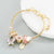 Fashion Geometric Butterfly Copper Artificial Rhinestones Bracelets