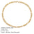 Fashion Geometric Chain Stainless Steel Gold Plated Necklace Wholesale