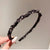 Fashion Geometric Cloth Inlay Artificial Pearls Hair Band