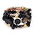 Fashion Geometric Color Block Alloy Natural Stone Women's Bracelets