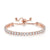 Fashion Geometric Copper Inlay Zircon Bracelets 1 Piece