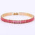 Fashion Geometric Copper Inlay Zircon Bracelets