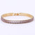 Fashion Geometric Copper Inlay Zircon Bracelets