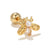 Fashion Geometric Copper Inlay Zircon Ear Studs 1 Piece