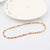 Fashion Geometric Copper Necklace Inlay Zircon Copper Necklaces