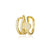 Fashion Geometric Copper Plating Zircon Ear Clips 1 Piece