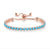 Fashion Geometric Copper Zircon Bracelets In Bulk