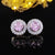 Fashion Geometric Copper Zircon Earrings 1 Pair