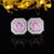 Fashion Geometric Copper Zircon Earrings 1 Pair