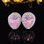 Fashion Geometric Copper Zircon Earrings 1 Pair