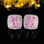 Fashion Geometric Copper Zircon Earrings 1 Pair