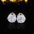 Fashion Geometric Copper Zircon Earrings 1 Pair