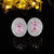 Fashion Geometric Copper Zircon Earrings 1 Pair