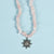 Fashion Geometric Crystal Beaded Necklace