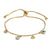 Fashion Geometric Devil's Eye Heart Shape Copper Artificial Pearls Bracelets