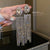 Fashion Geometric Diamond Copper Artificial Gemstones Earrings