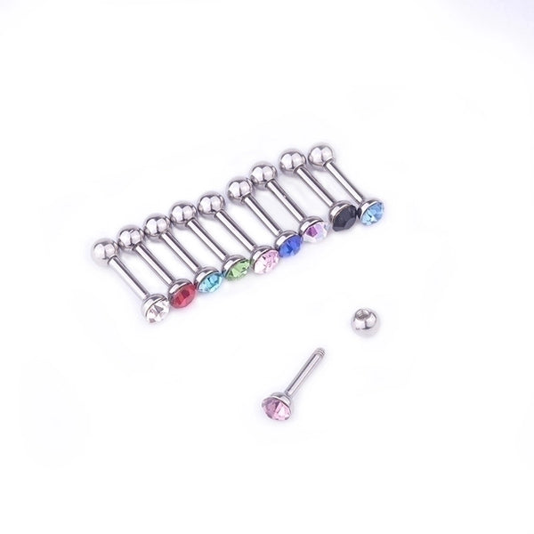 Ear Cartilage Rings & Studs Fashion Geometric 316L Stainless Steel  Diamond