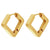 Fashion Geometric Gold Plated No Inlaid Gold Plated Earrings