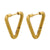 Fashion Geometric Gold Plated No Inlaid Gold Plated Earrings