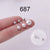 Fashion Geometric Imitation Pearl Ear Studs