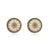 Fashion Geometric Inlaid Zircon Copper Zircon Earrings