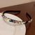 Fashion Geometric Metal Inlay Zircon Hair Band 1 Piece