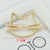 Fashion Geometric Metal Plating Hair Clip