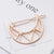 Fashion Geometric Metal Plating Hair Clip