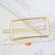 Fashion Geometric Metal Plating Hair Clip