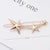 Fashion Geometric Metal Plating Hair Clip