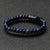 Fashion Geometric Natural Stone Titanium Steel Bracelets