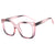 Fashion Geometric Pc Cat Eye Full Frame Optical Glasses