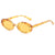 Fashion Geometric Pc Oval Frame Full Frame Women's Sunglasses