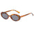 Fashion Geometric Pc Oval Frame Full Frame Women's Sunglasses