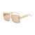 Fashion Geometric Pc Resin Square Full Frame Women's Sunglasses