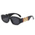 Fashion Geometric Pc Special-shaped Mirror Full Frame Women's Sunglasses