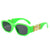 Fashion Geometric Pc Special-shaped Mirror Full Frame Women's Sunglasses