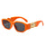 Fashion Geometric Pc Special-shaped Mirror Full Frame Women's Sunglasses