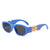 Fashion Geometric Pc Special-shaped Mirror Full Frame Women's Sunglasses