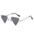 Fashion Geometric Pc Special-shaped Mirror Patchwork Full Frame Women's Sunglasses