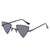 Fashion Geometric Pc Special-shaped Mirror Patchwork Full Frame Women's Sunglasses