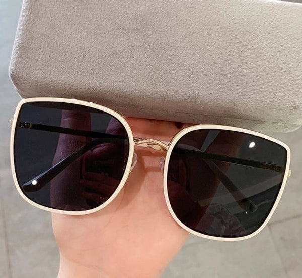 Fashion Geometric Pc Square Clips Women's Sunglasses