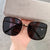 Fashion Geometric Pc Square Clips Women's Sunglasses